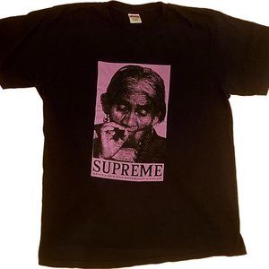 ***SOLD*** Rare Deadstock SUPREME Graphic T Shirt Aguila Tee in Navy Blue FW19